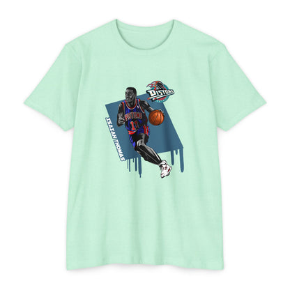 Isaiah Thomas Retro Basketball Graphic Tee for Sports Fans - CreativeRino