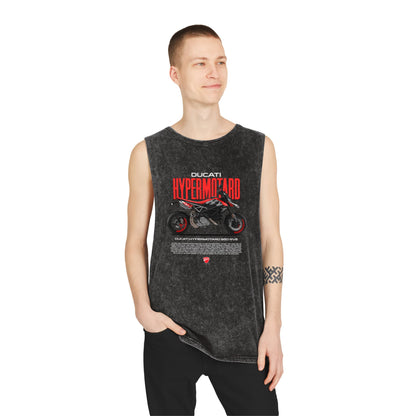 Ducati Hypermotard 950 Unisex Stonewash Tank Top - Stylish Motorcycle Apparel - CreativeRino