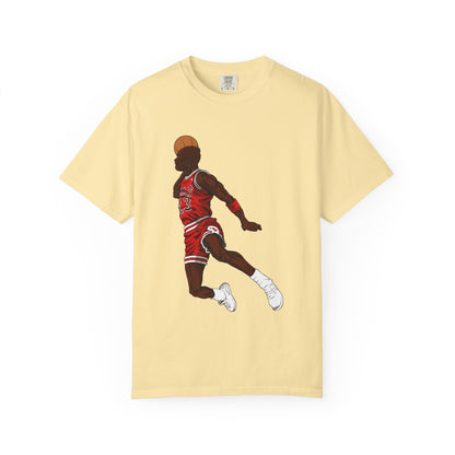 Michael Jordan Unisex T-Shirt Featuring Jumping Basketball Player - Perfect for Sports Lovers! - CreativeRino