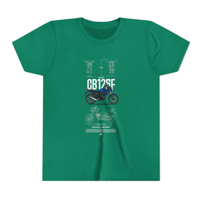 Honda CB125F Youth Motorcycle Graphic T-shirt - CreativeRino