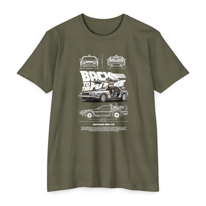 Back to the Future DeLorean Unisex T-Shirt - Retro Movie T-shirt - CreativeRino