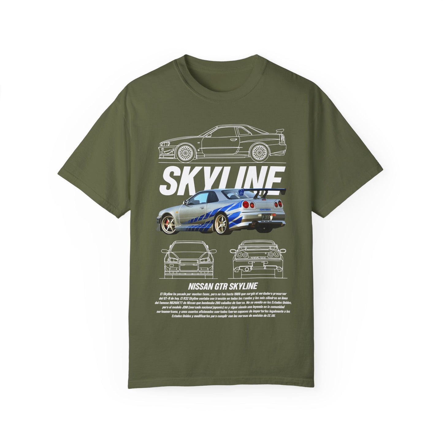 Nissan GTR Skyline Unisex  T-Shirt - Perfect T-shirt for Car Enthusiasts - CreativeRino