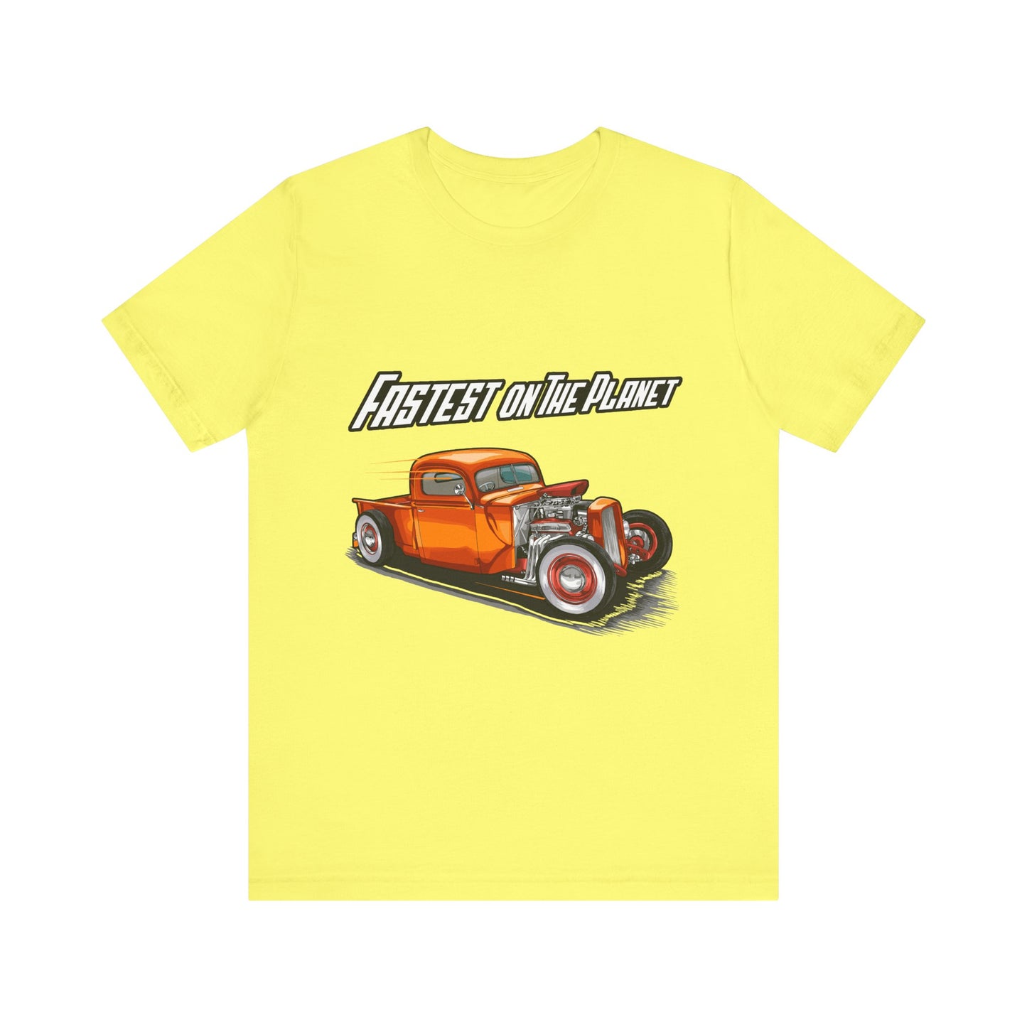 Fastest on the Planet Retro Car T-shirt - CreativeRino