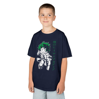 My Hero Academia Kids Heavy Cotton Tee - Anime Superhero T-shirt for Young Fans - CreativeRino