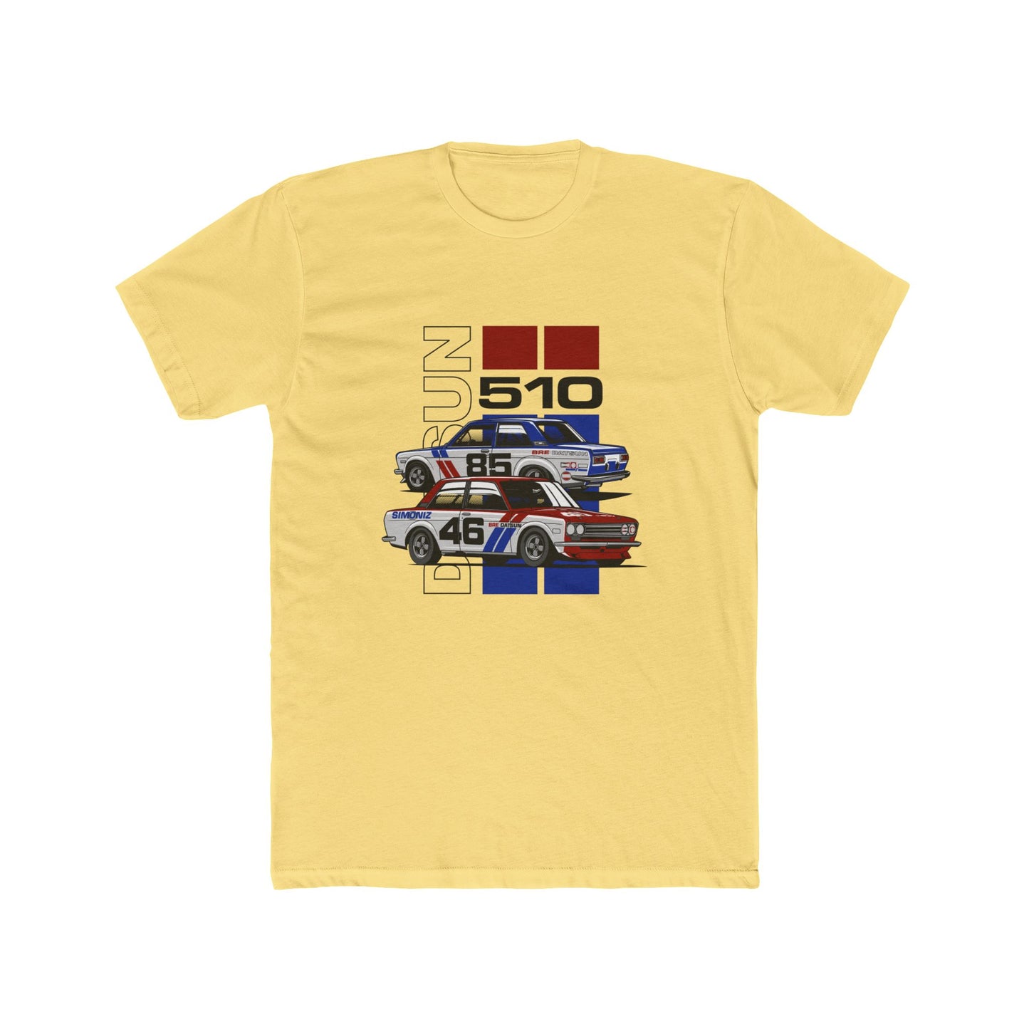 Retro Car Graphic Unisex Cotton Crew Tee - Perfect T-shirt for Auto Enthusiasts - CreativeRino