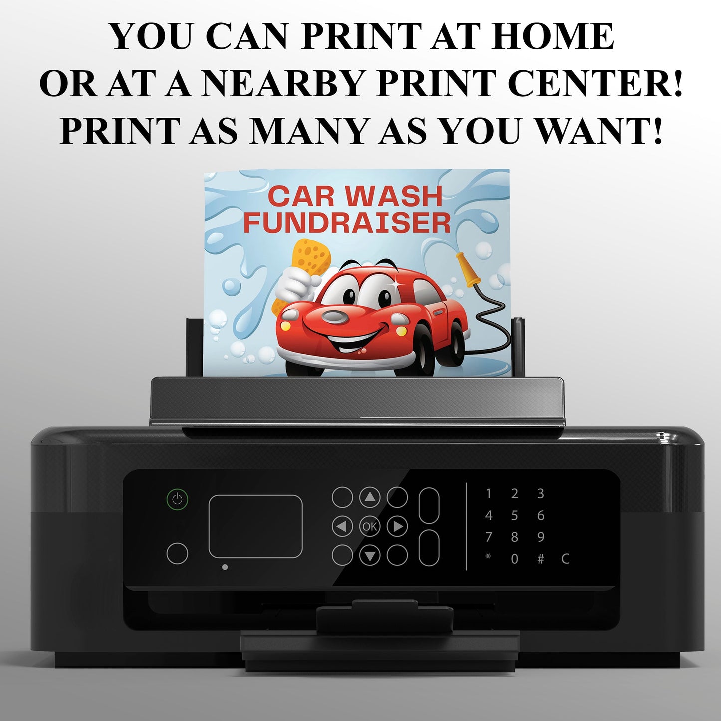 Car Wash Fundraiser Flyer Template CreativeRino