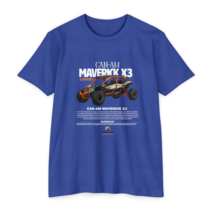 CAN-AM MAVERICK X3 Unisex CVC Jersey T-Shirt | Off-Road Adventure Apparel - CreativeRino