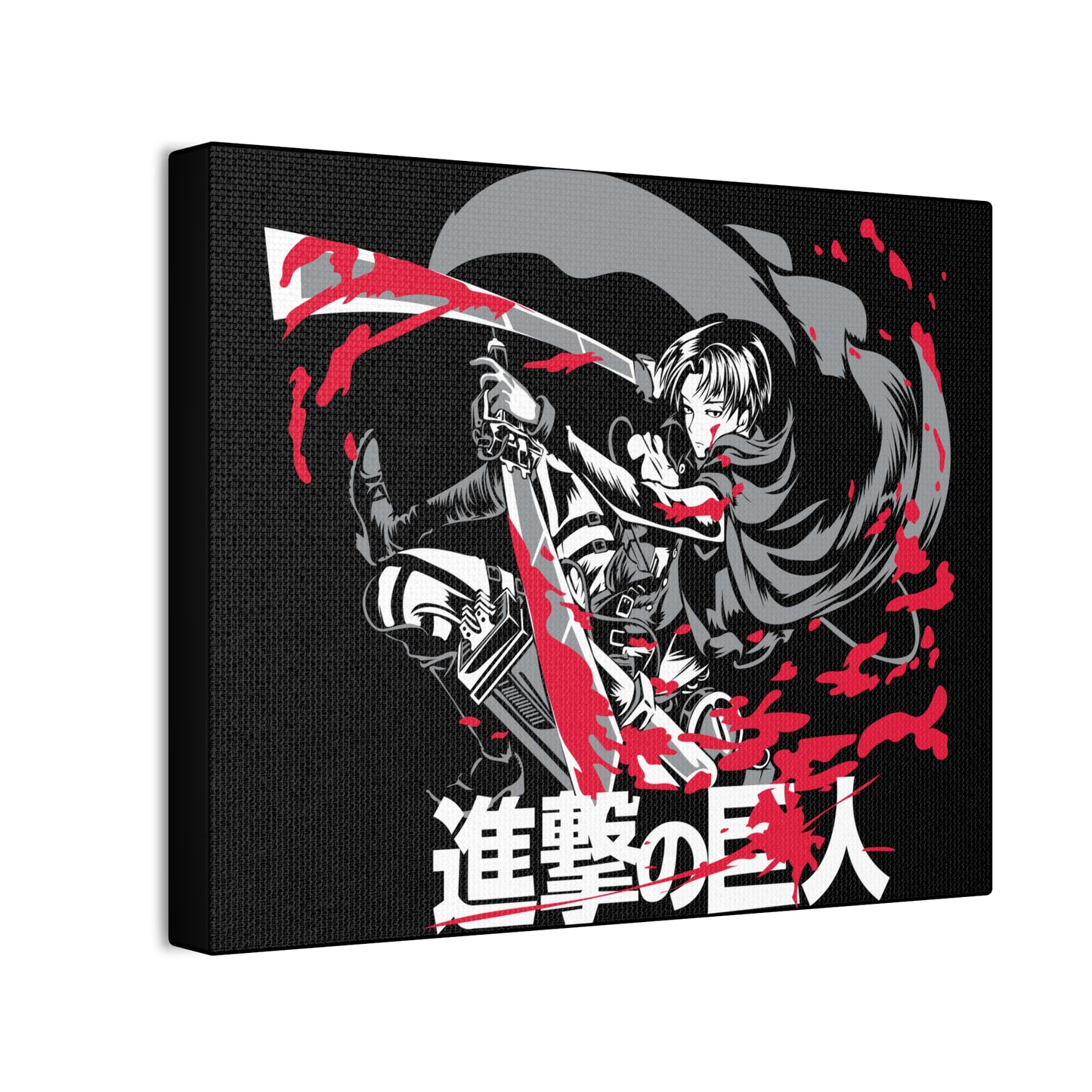 Anime Wall Art Canvas - Attack on Titan Art Print - CreativeRino