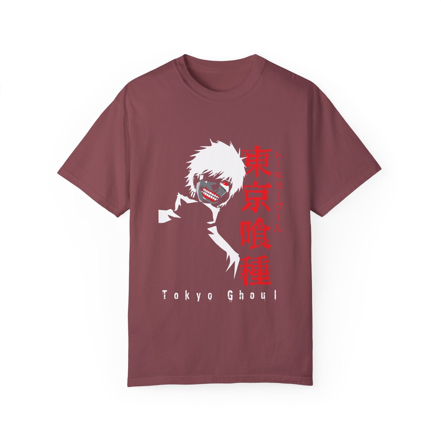 Tokyo Ghoul Unisex Garment-Dyed Tee - Perfect T-shirt for Anime Fans - CreativeRino
