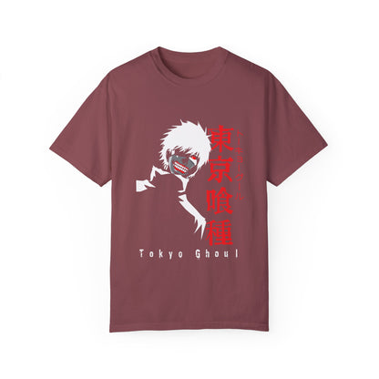Tokyo Ghoul Unisex Garment-Dyed Tee - Perfect T-shirt for Anime Fans - CreativeRino