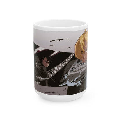 Anime Fulmeral Inspired Ceramic Mug - Perfect for Fans - CreativeRino