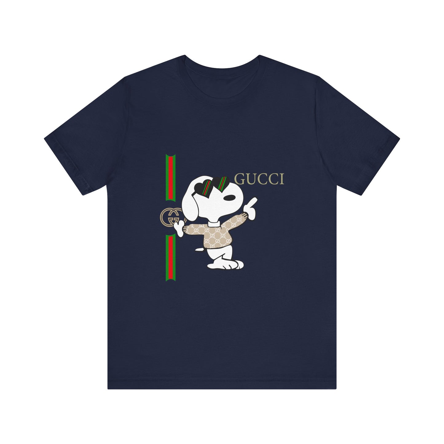 Snoopy Gucci Unisex Jersey Short Sleeve T-shirt - CreativeRino