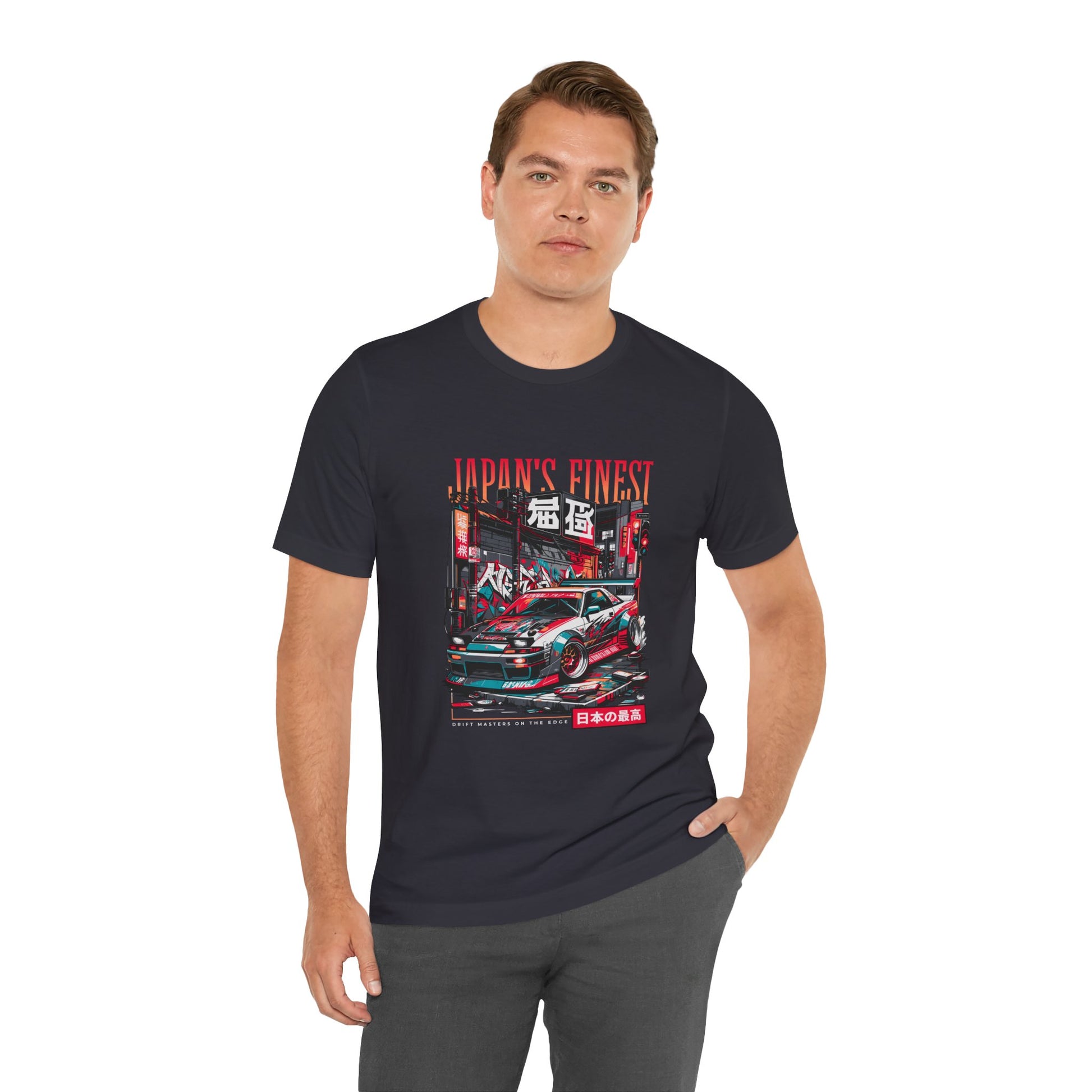 Japan's Finest Racer Unisex Tee - Streetwear Style Graphic T-shirt - CreativeRino