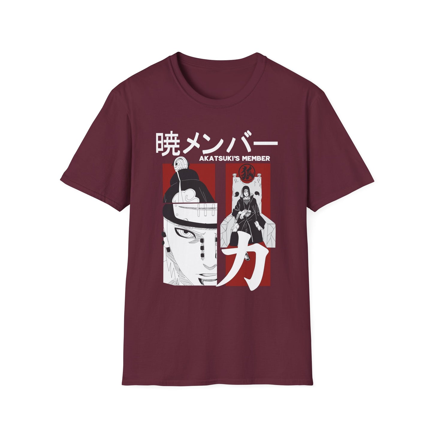 Akatsuki's Member Unisex T-shirt - Softstyle Naruto Merchandise - CreativeRino