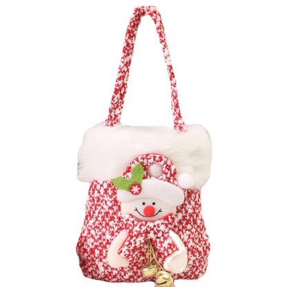Festive Handheld Christmas Eve Apple Bag | Creative Candy & Gift Treat Pouch with Handle eprolo
