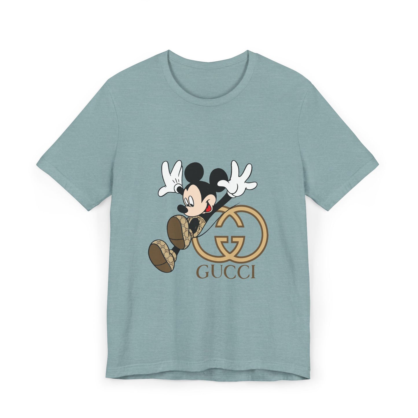 Gucci Mickey Mouse Unisex Jersey T-Shirt – Trendy Disney-Inspired Casual Wear - CreativeRino