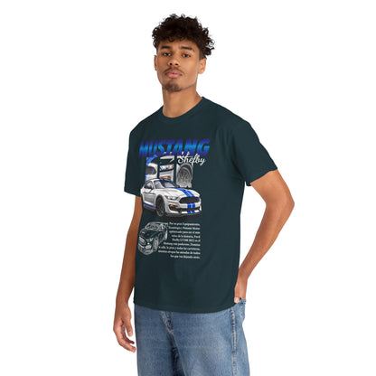 Mustang Shelby Graphic Tee – Perfect T-shirt for Car Enthusiasts - CreativeRino