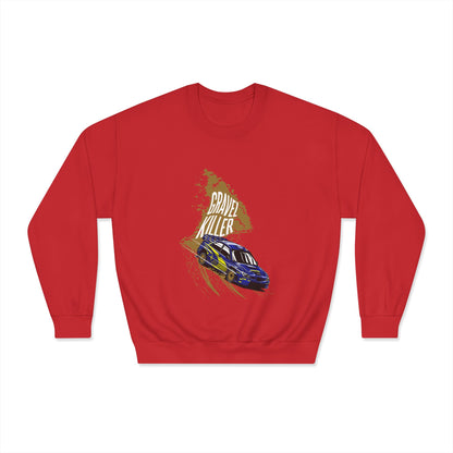 Racing-Themed Unisex Crewneck Sweatshirt - Celebrate Speed & Style! - CreativeRino