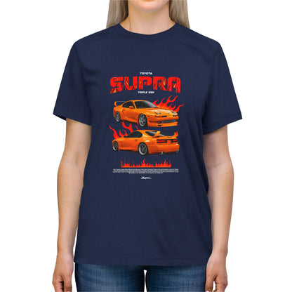 Toyota Supra Triple Gen Graphic Unisex Triblend Tee - Perfect T-shirt Gift for Car Enthusiasts - CreativeRino