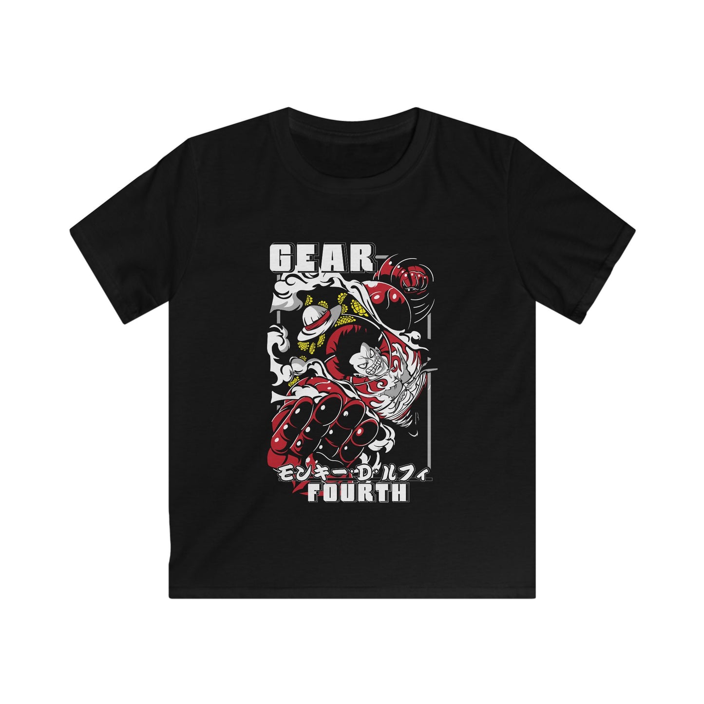 One Piece Gear Fourth Softstyle Tee - Stylish Anime Inspired T-shirt - CreativeRino