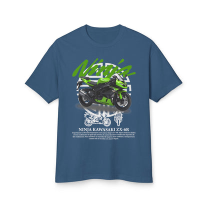 Kawasaki Ninja Graphic Tee - Unisex Heavyweight Cotton T-Shirt - CreativeRino