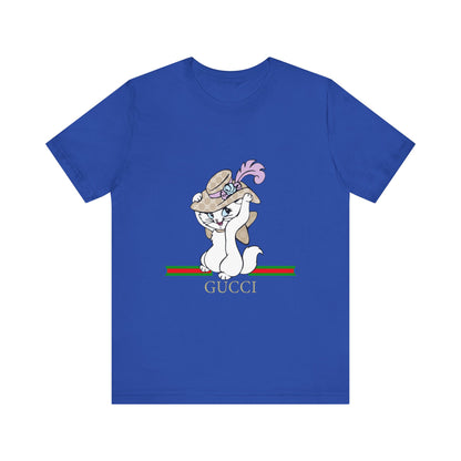 Kitty Gucci Unisex Jersey Short Sleeve T-shirt - CreativeRino