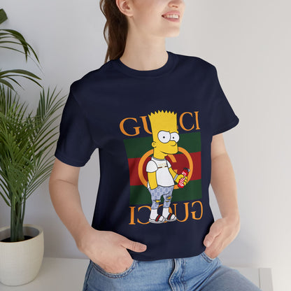 Gucci Bart Simpson Unisex Jersey T-Shirt - CreativeRino