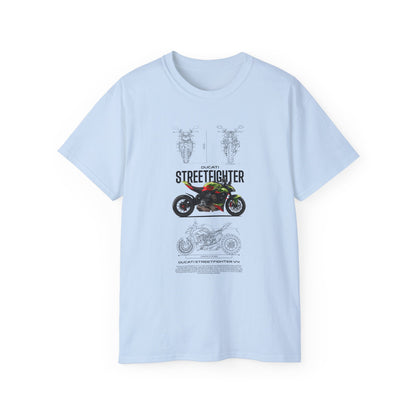 Ducati Streetfighter V4 Unisex Ultra Cotton Tee - Stylish Motorcycle T-shirt for Riders - CreativeRino