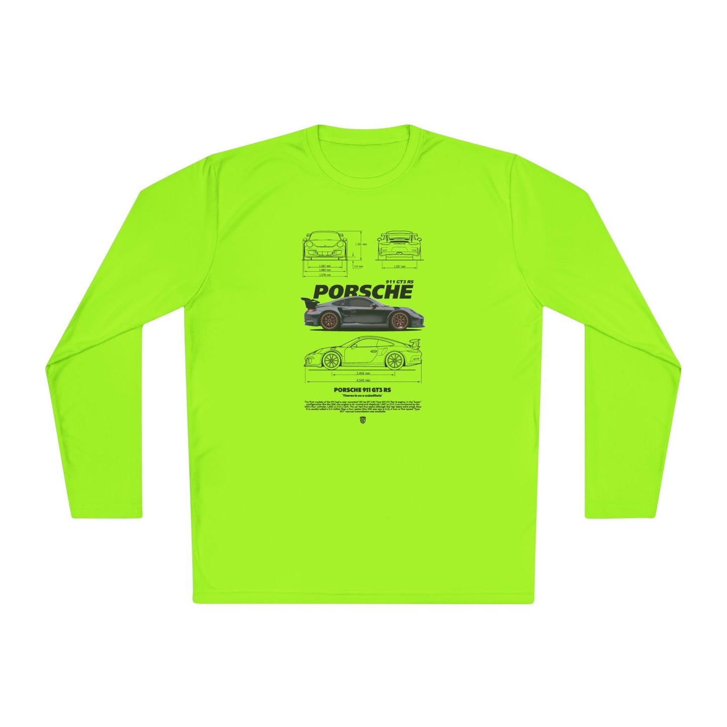 Porsche 911 GT3 RS Classic Cars Unisex Lightweight Long Sleeve Tee - CreativeRino