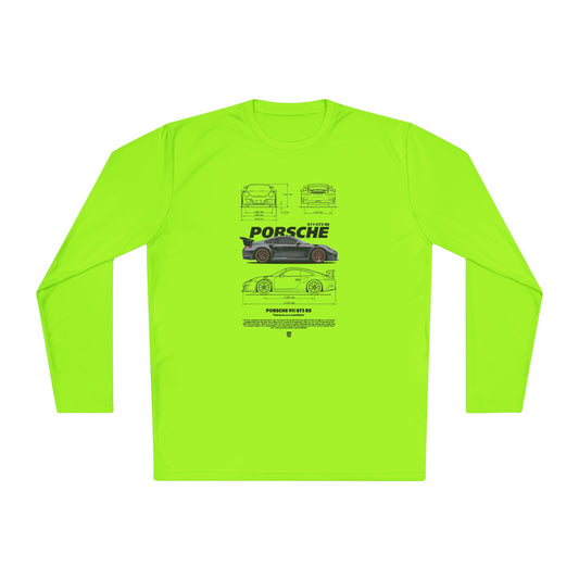 Porsche 911 GT3 RS Classic Cars Unisex Lightweight Long Sleeve Tee - CreativeRino