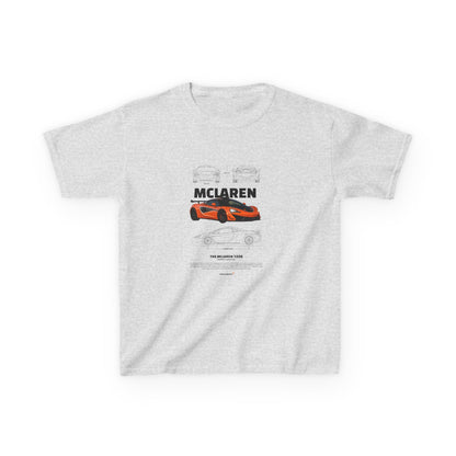 McLaren 720S Kids Race Car Tee - Perfect T-shirt for Young Car Enthusiasts - CreativeRino