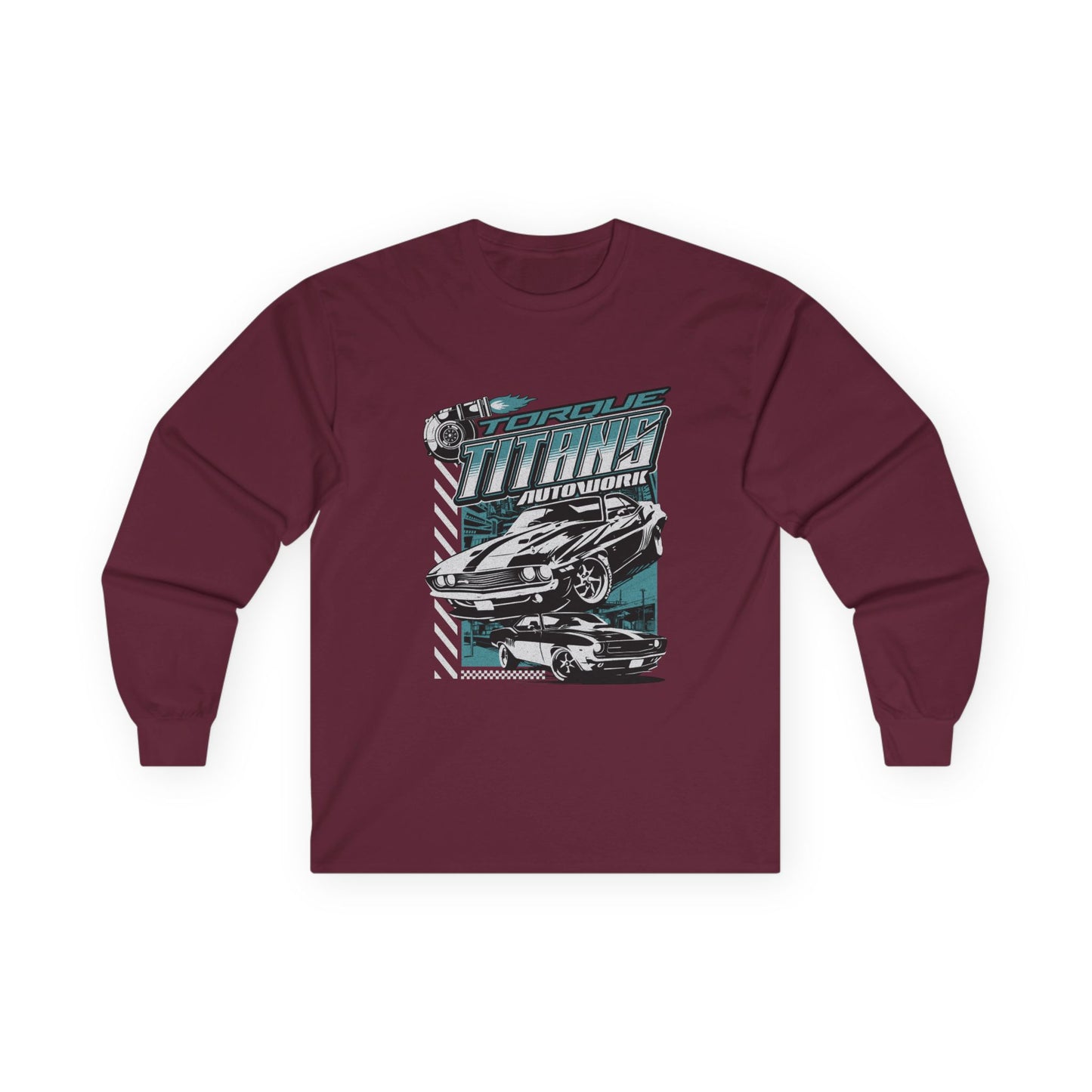 Torque Tuners Unisex Long Sleeve Tee - Car Enthusiast T-shirt - CreativeRino
