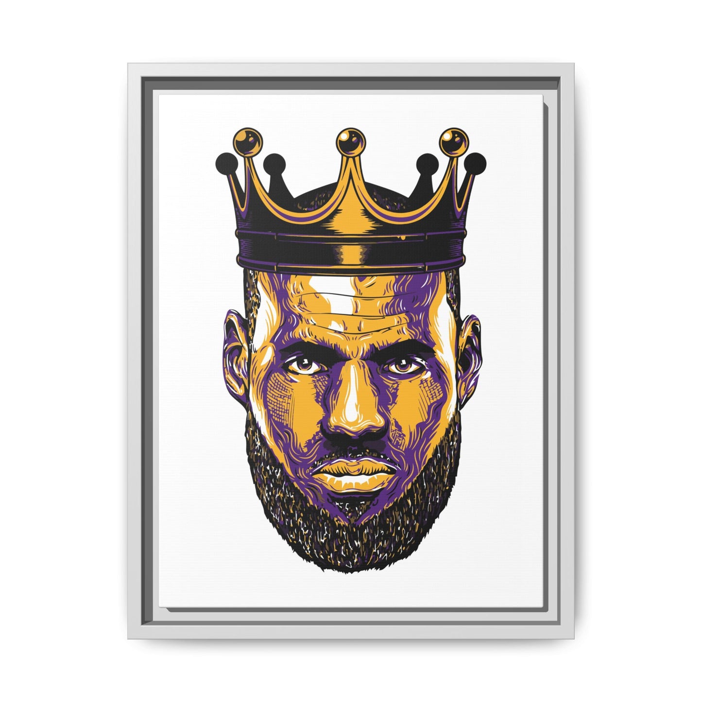 Matte Canvas, Framed (Multi-color) - CreativeRino