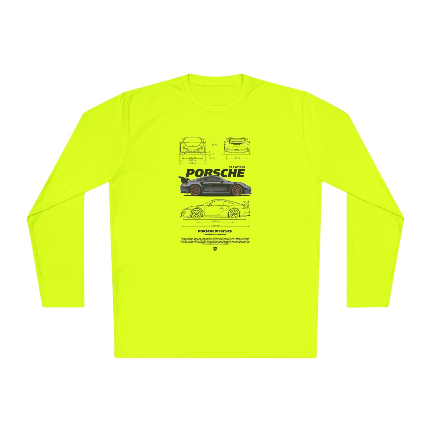 Porsche 911 GT3 RS Classic Cars Unisex Lightweight Long Sleeve Tee - CreativeRino