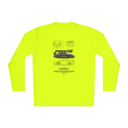 Porsche 911 GT3 RS Classic Cars Unisex Lightweight Long Sleeve Tee - CreativeRino