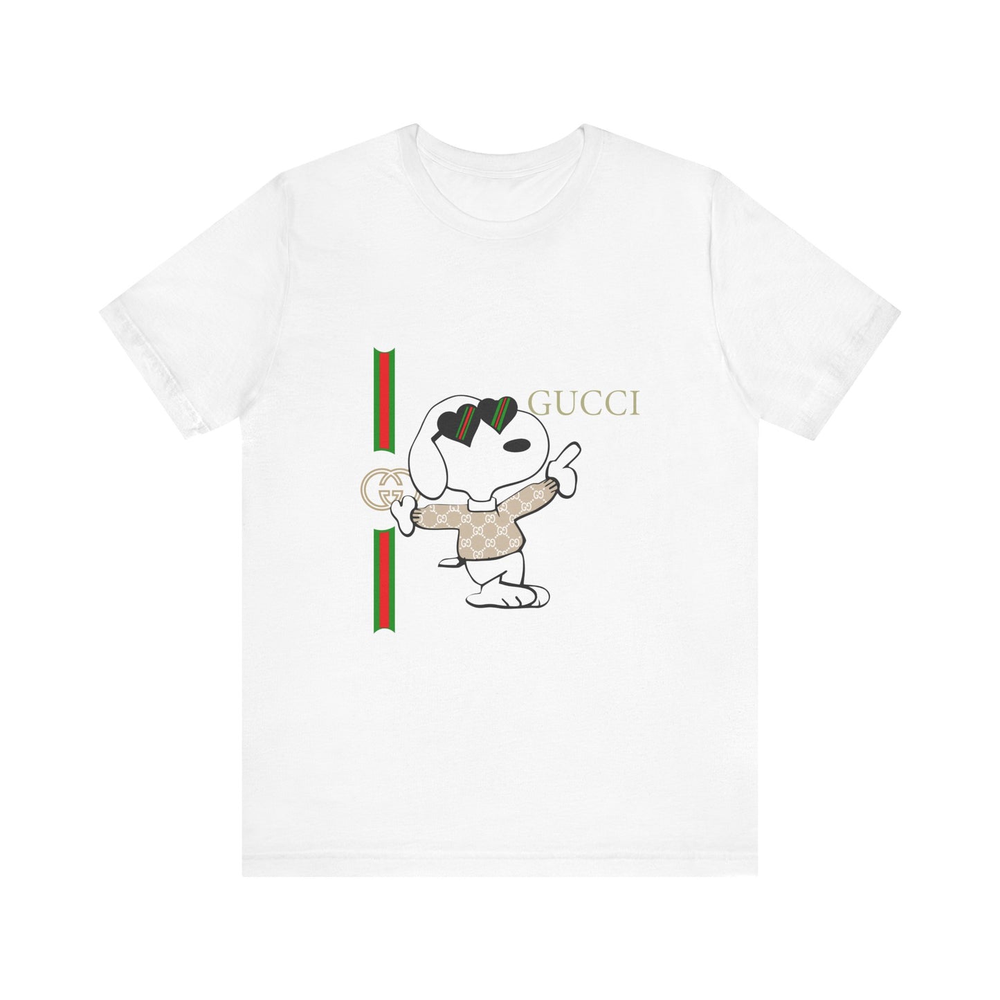 Snoopy Gucci Unisex Jersey Short Sleeve T-shirt - CreativeRino