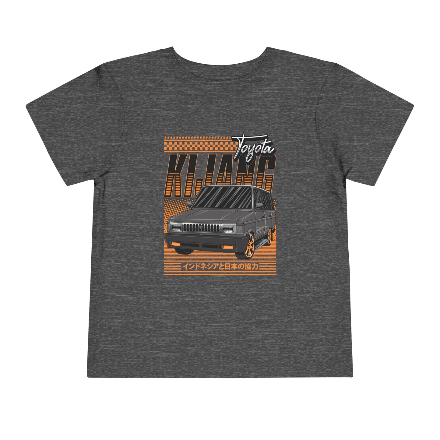 Kijang Grand Extra Graphic Toddler Tee - Cool Car T-shirt Design for Kids - CreativeRino