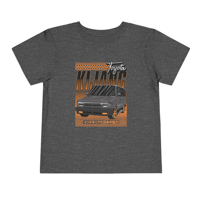 Kijang Grand Extra Graphic Toddler Tee - Cool Car T-shirt Design for Kids - CreativeRino