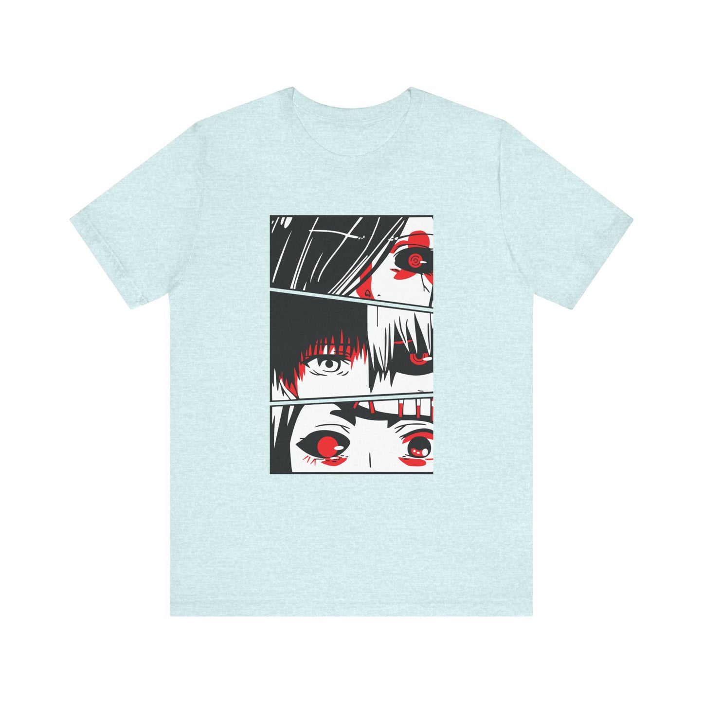 Eye-Catching Unisex Anime Tee - Stylish Graphic Design for Tokyo Ghoul Fans - CreativeRino
