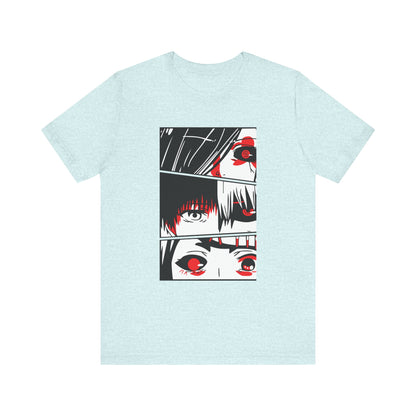 Eye-Catching Unisex Anime Tee - Stylish Graphic Design for Tokyo Ghoul Fans - CreativeRino