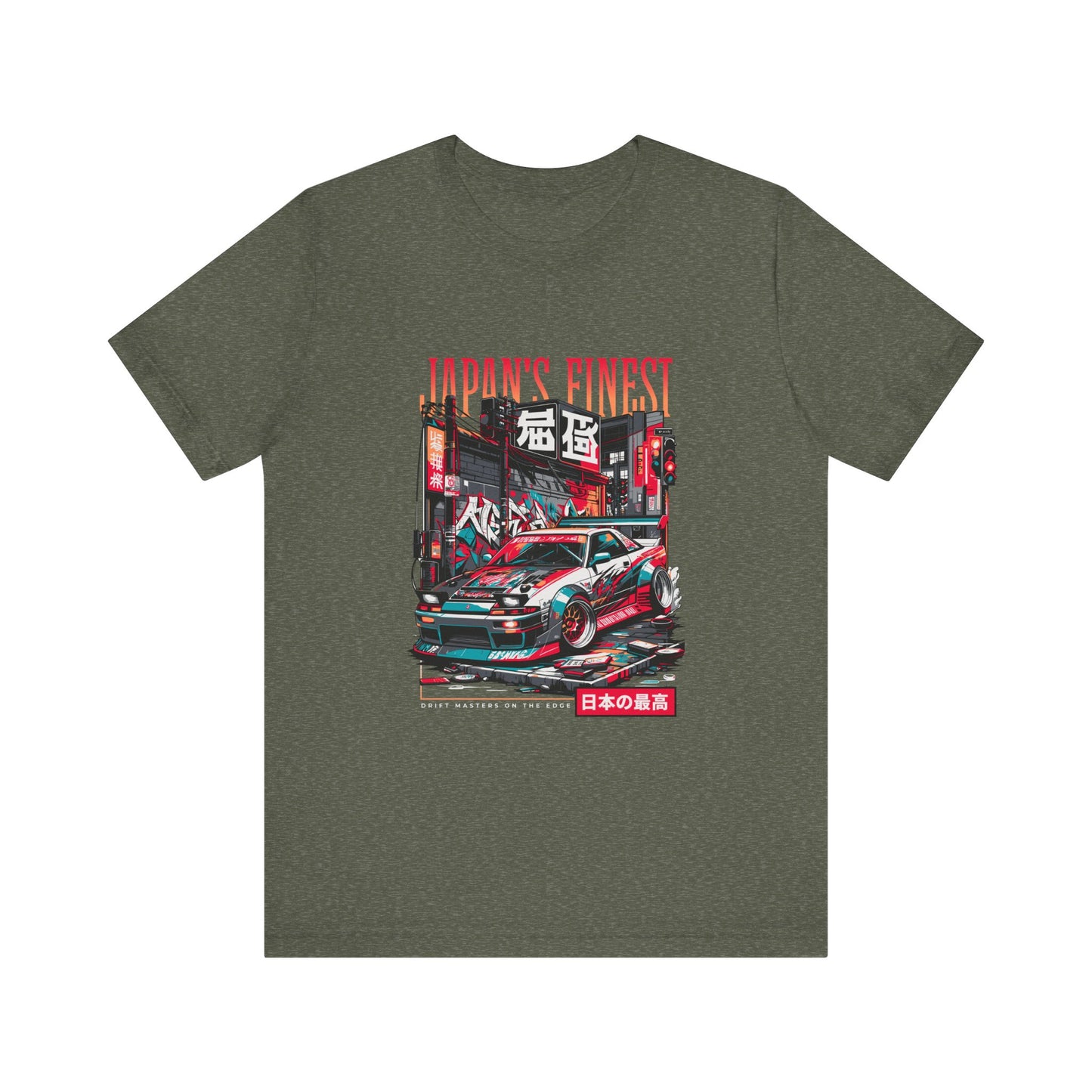 Japan's Finest Racer Unisex Tee - Streetwear Style Graphic T-shirt - CreativeRino