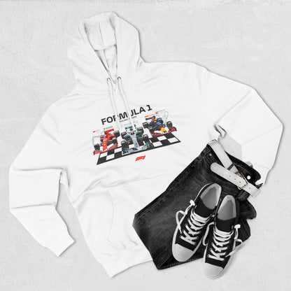 Formula 1 Racing Team Fleece Hoodie - Racing Style Sweatshirt for Fans - CreativeRino