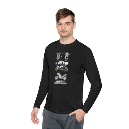 Honda CRF1000L Africa Twin Motorcycle Enthusiast Unisex Long Sleeve Tee - Africa Twin T-shirt Design - CreativeRino