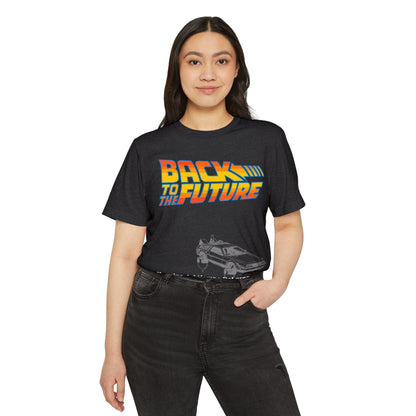 Back to the Future Unisex Recycled Organic T-Shirt | Eco-Friendly Movie Tee - CreativeRino