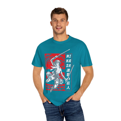 Mikasa Attack on Titan Graphic Tee Anime Graphic T-shirt - CreativeRino