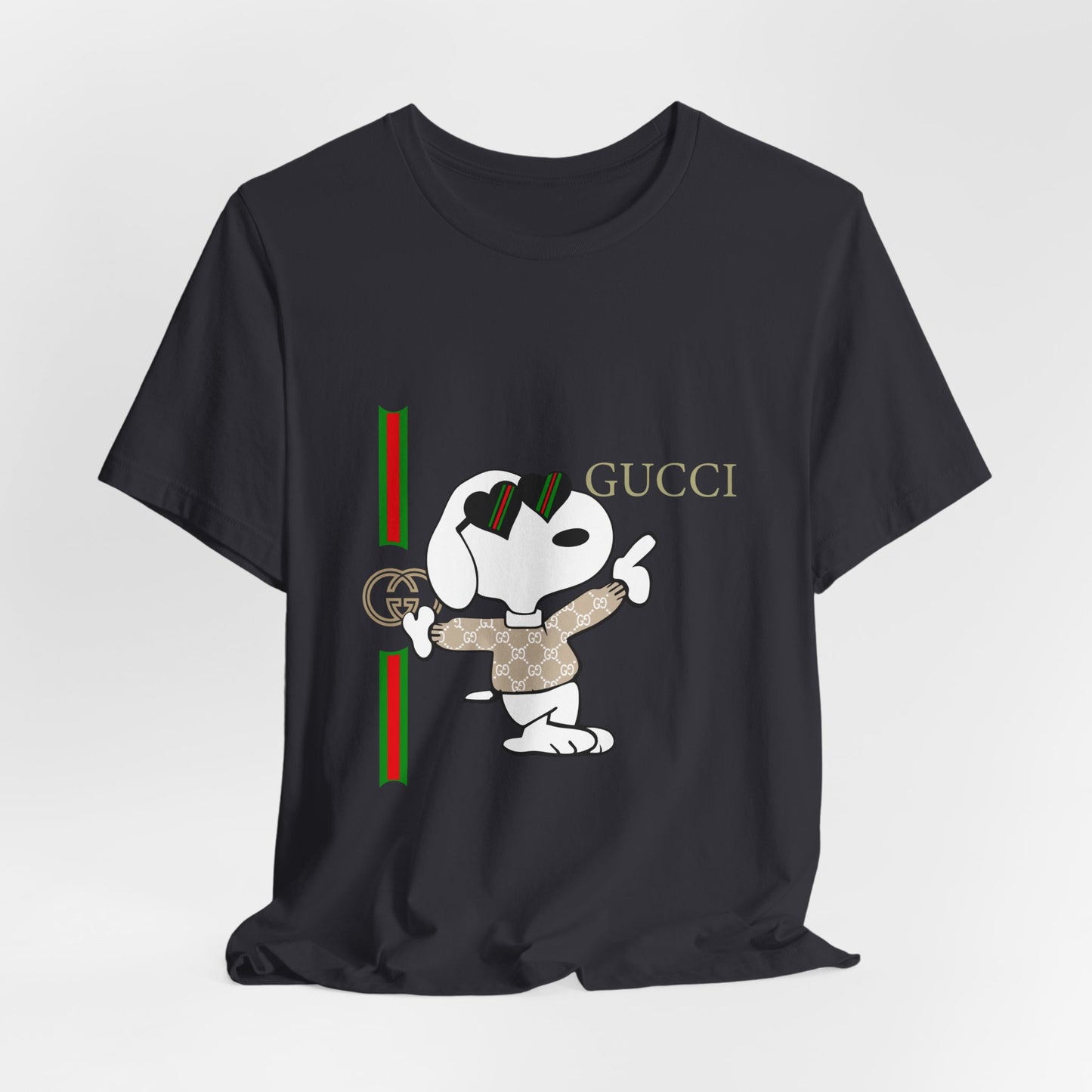 Snoopy Gucci Unisex Jersey Short Sleeve T-shirt - CreativeRino