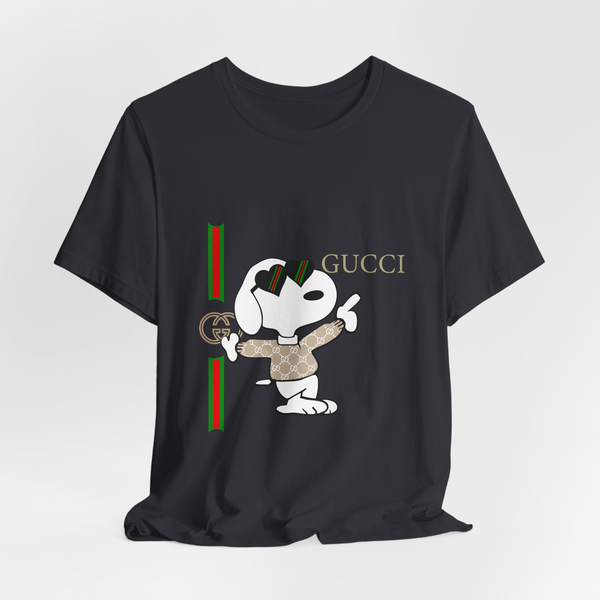 Snoopy Gucci Unisex Jersey Short Sleeve T-shirt - CreativeRino
