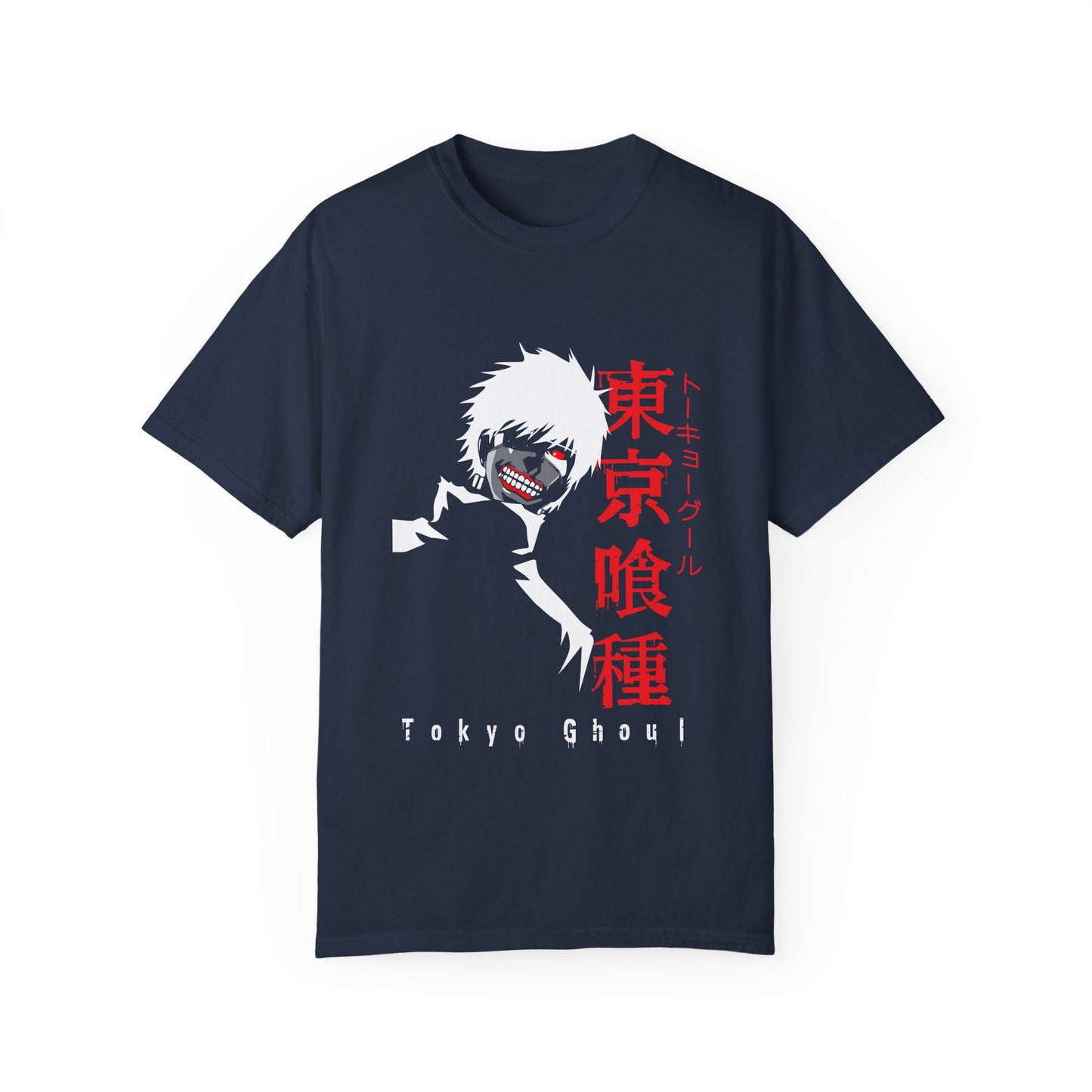 Tokyo Ghoul Unisex Garment-Dyed Tee - Perfect T-shirt for Anime Fans - CreativeRino