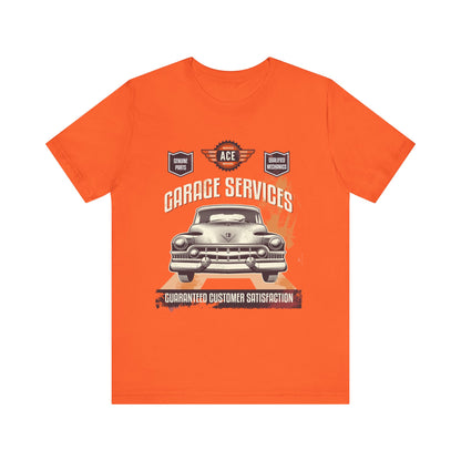 Classic Car Garage Unisex Jersey Short Sleeve Tee - CreativeRino