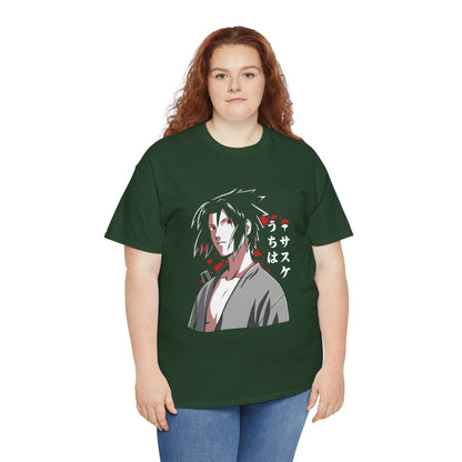 Naruto Inspired Unisex Heavy Cotton Tee - Anime T-shirt Design - CreativeRino